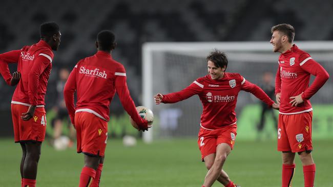 Adelaide United are enjoying happy times under Carl Veart. Picture: Matt King/Getty Images