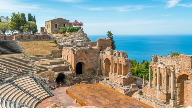 The ancient amphitheatre of Taormina.