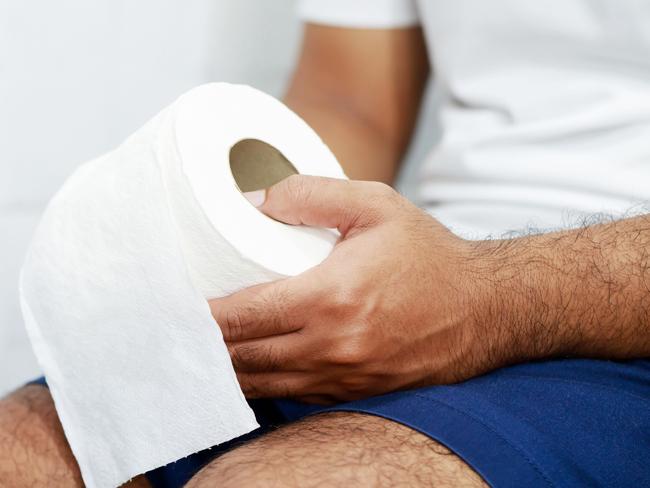 A guy’s predisposition toward prolonged toilet time could help explain why men typically have better gut health than women. Picture: istock