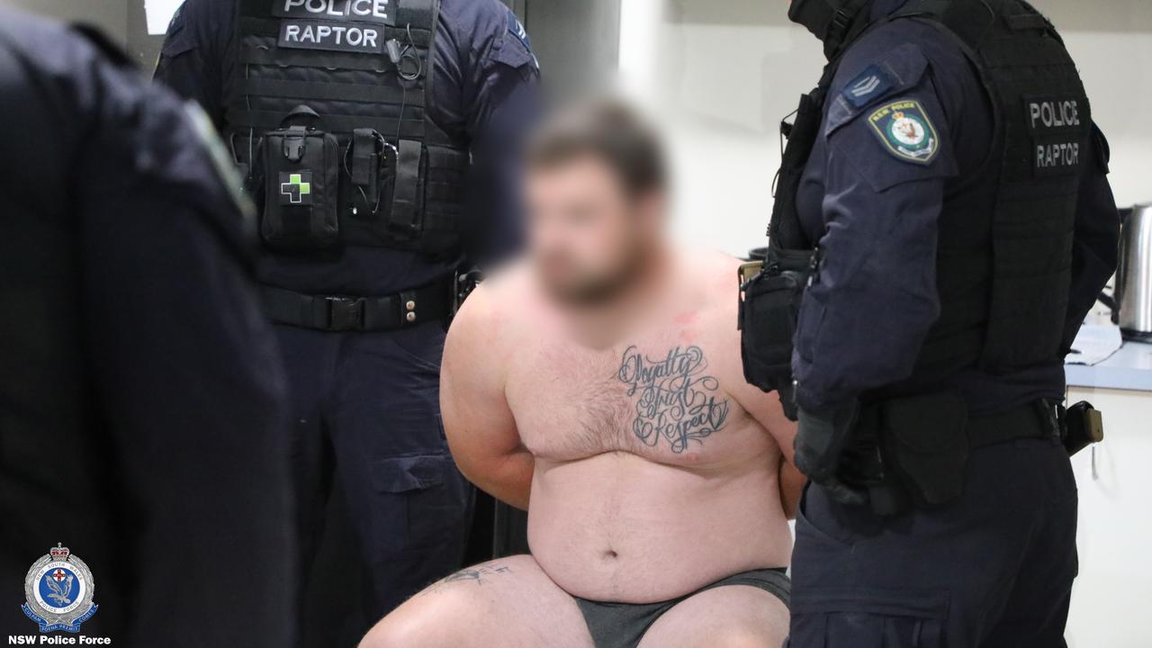 The 24-year-old was arrested in Boomerang Beach on Tuesday and has been charged with murder. Picture: NSW Police