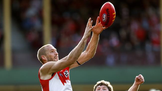 Sydney’s Sam Reid will play on next season after securing a new one-year deal. Picture: Phil Hillyard