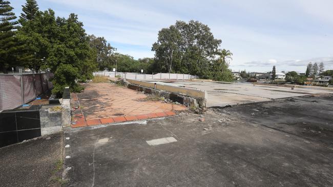 Homeless lair that is an old underground carpark in the basement of an abandoned building on corner of Markwell Ave and Gold coast high way. Picture Mike Batterham