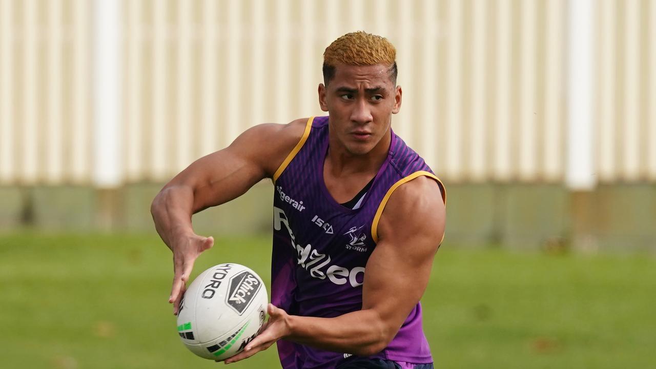 Dean Ieremia could be in line for a starting spot at the Storm. Picture: AAP.