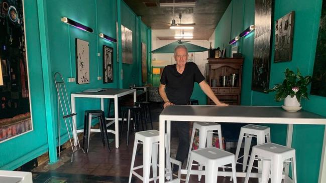 Peter O'Brien at the site of PKO, Gympie's new tapas, wine and art bar located at 187 Mary Street. Picture: Shelley Strachan