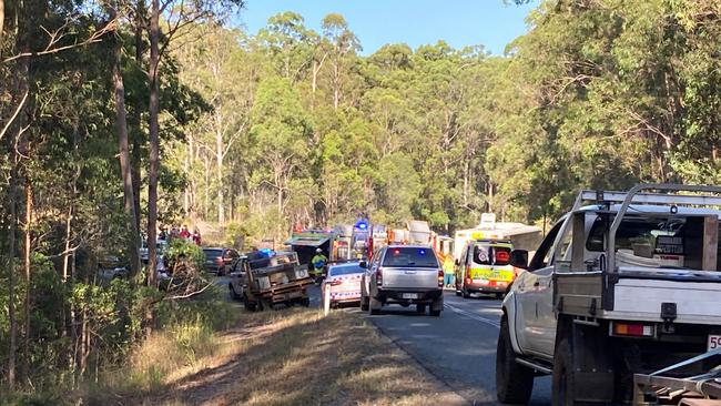 Drivers were advised to avoid the area. Picture: Scott Kovacevic/Gympie Times