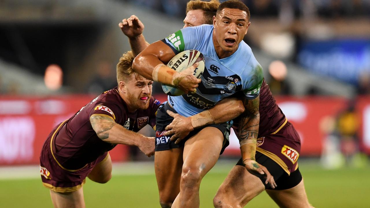 Tyson Frizell worked hard for the Blues in Origin I.