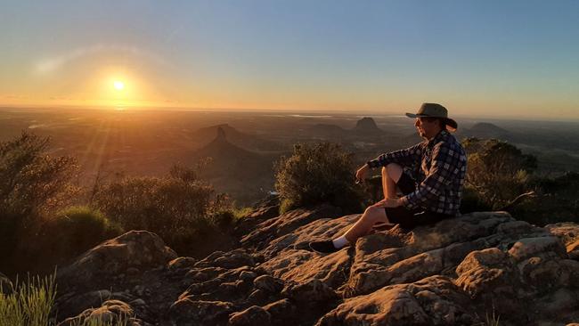 Climber Ben Heaton, of the Glass House Mountains, is being remembered following his death on Mt Beerwah. Picture - Facebook/Ben Heaton.