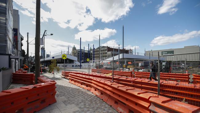 Traders furious over Cato Square works say it’s costs them tens of thousands of dollars and 24 businesses have folded. Picture: Valeriu Campan