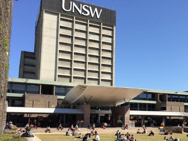 The University of NSW at  Kensington. Picture: UNSW