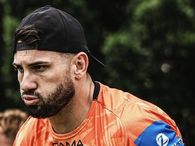 Jack Bird first Tigers session. Photo: Tigers