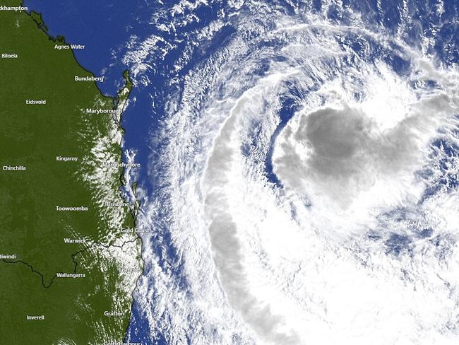 Tropical Cyclone Alfred.