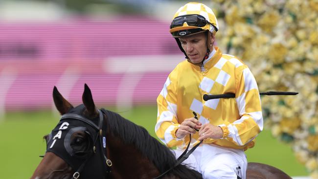Tim Clark (pictured) rides Main Stage for trainer Gwenda Markwell. Picture: Getty Images)