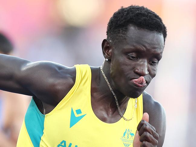 BIRMINGHAM 2022 COMMONWEALTH GAMES. 07/08/2022   .  Track and Field at Alexander Stadium.  Mens 800 mtr final . Australian Peter Bol at the start of the 800 . Picture: Michael Klein