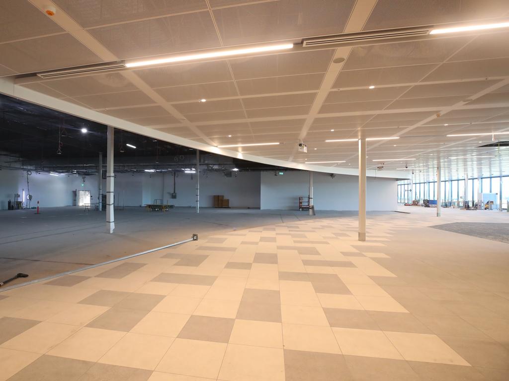 Inside Gold Coast Airport's new $500m terminal expansion. Picture Glenn Hampson.