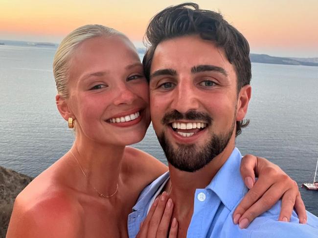 15/09/2024 Josh Daicos and Annalise Dalins have announced their engagement on Instagram . Picture : Josh Daicos / Instagram