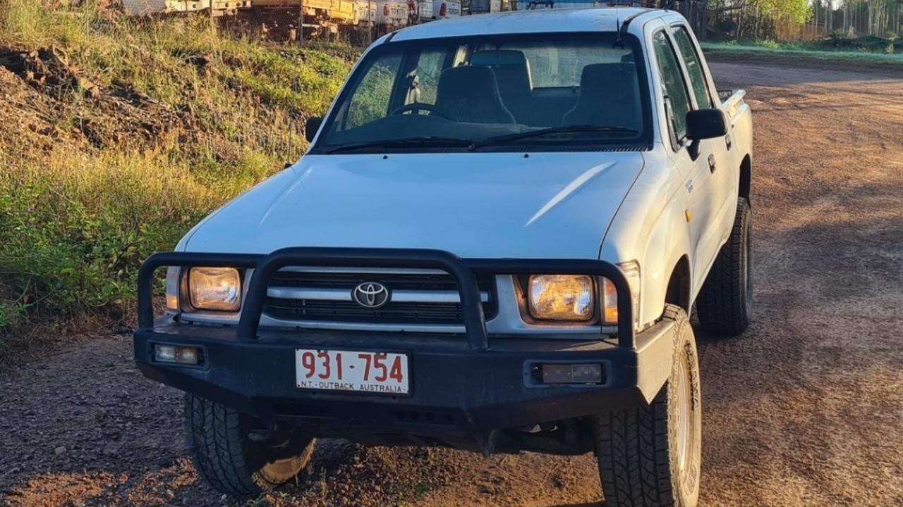 Shane Morrissy's beloved HiLux before it was stolen. Picture: Supplied