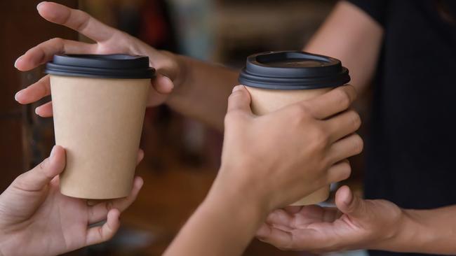 Generic takeaway coffee. Picture: Istock