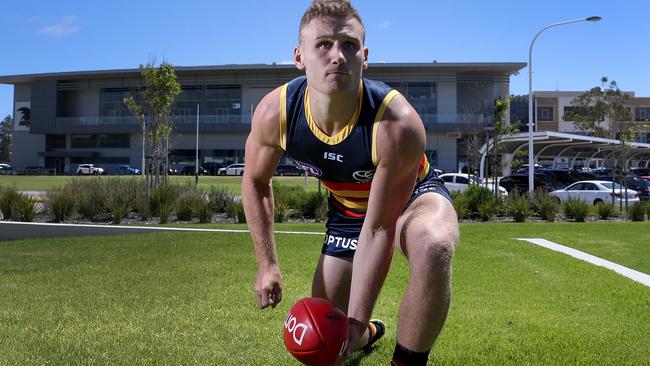 Rory Laird has gone from rookie to AFL star. Pic: Sarah Reed