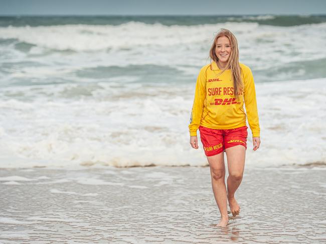 WEEKLY TIMES HEART VOLUNTEER AWARDS NOMINEE: 17-year-old Eden McMillan volunteers with Lakes Entrance Surf Lifesaving Club. Picture: LAURA FERGUSON