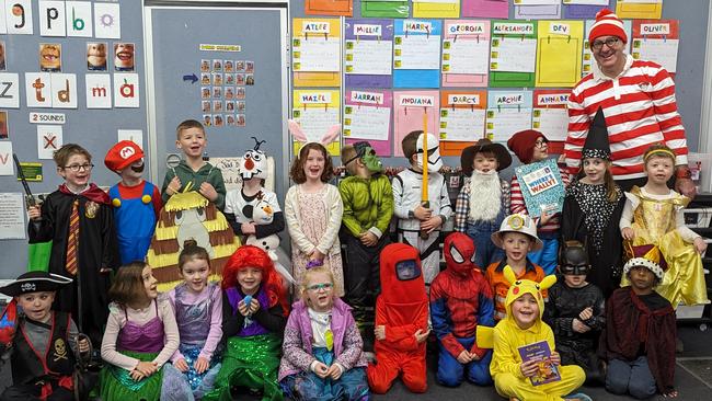 St Kilian's Primary School Bendigo Book Week costumes. Picture: Julieanne Strachan