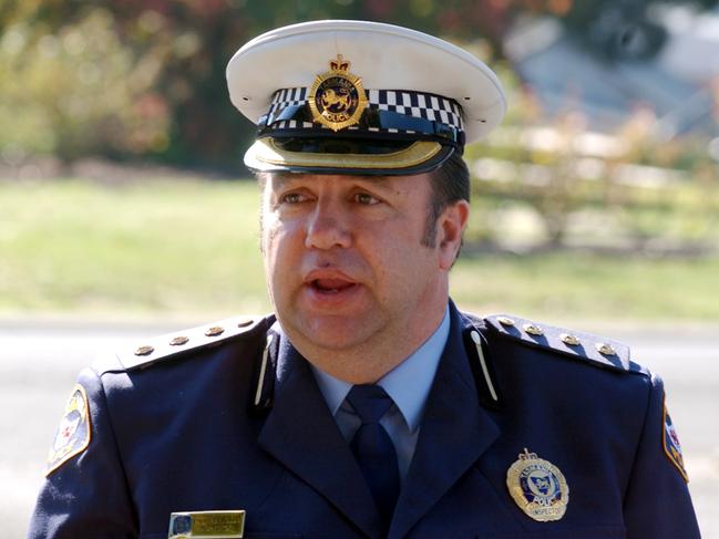 Disgraced policeman Paul Reynolds in 2006. Picture: AAP Image/Dale Cumming