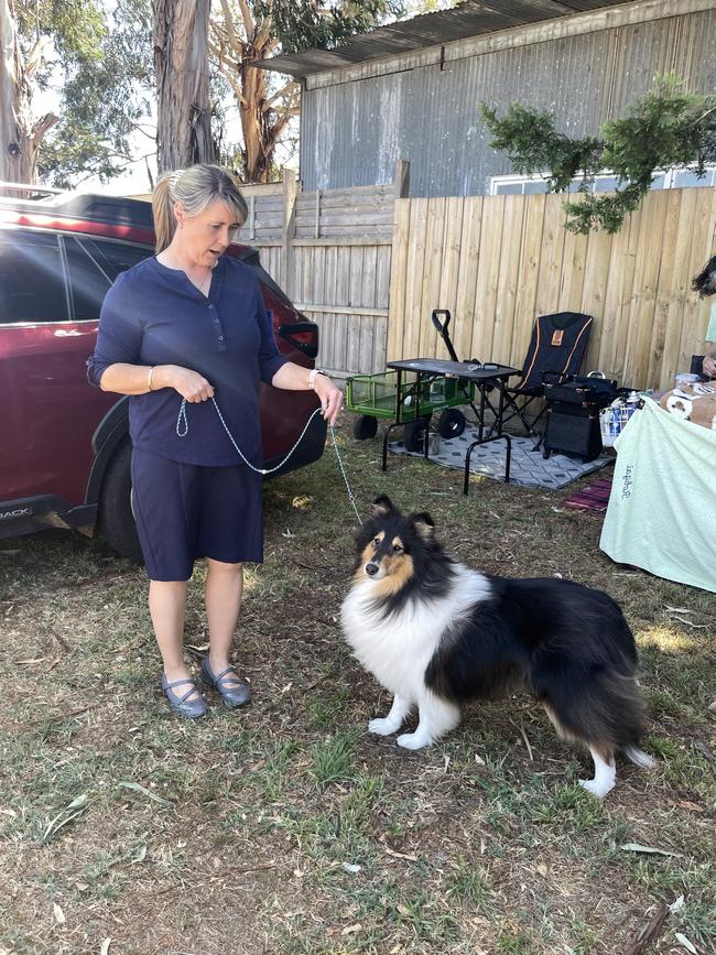 Michelle Brown and May at the Lang Lang Pastoral Agricultural and Horticultural Show on Saturday, January 18, 2025. Picture: Jack Colantuono