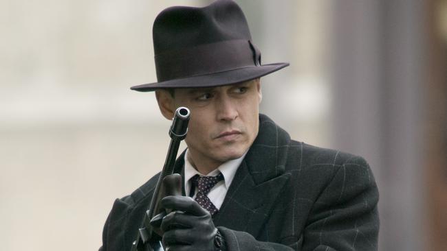 Johnny Depp as John Dillinger in the film Public Enemies. Picture: Supplied