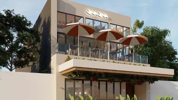 Renders of what the new Juju venue in Nobby Beach will look like. Photo: Supplied