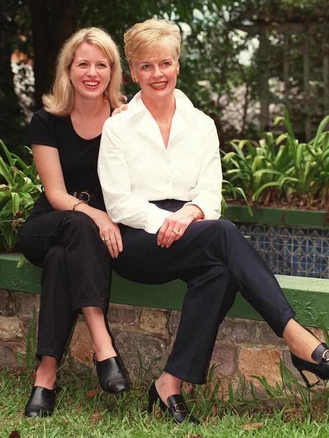 Chloe Shorten and mum Quentin Bryce.