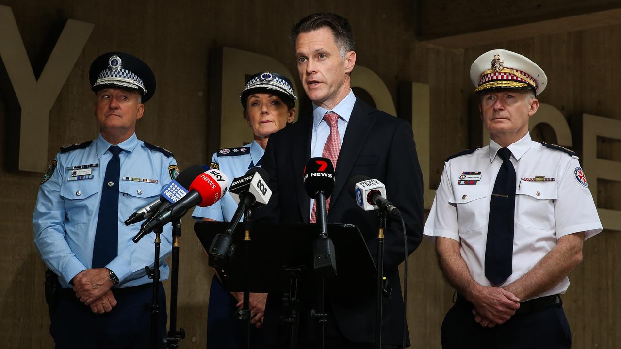 Premier Chris Minns declared the incident a ‘terrorist act’. Picture: NCA NewsWire / Gaye Gerard