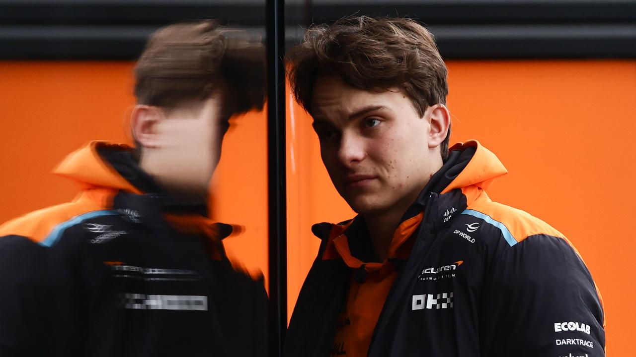 Oscar Piastri of McLaren before first practice ahead of the Formula 1 British Grand Prix at Silverstone Circuit in Northampton, Great Britain on July 5, 2024. (Photo by Jakub Porzycki/NurPhoto via Getty Images)