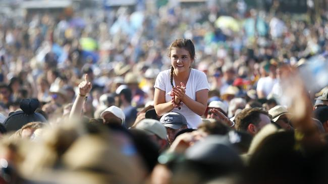 Thousands of music fans are set to make camp at Marion Bay for the three-day Falls Festival. Picture: MATT THOMPSON