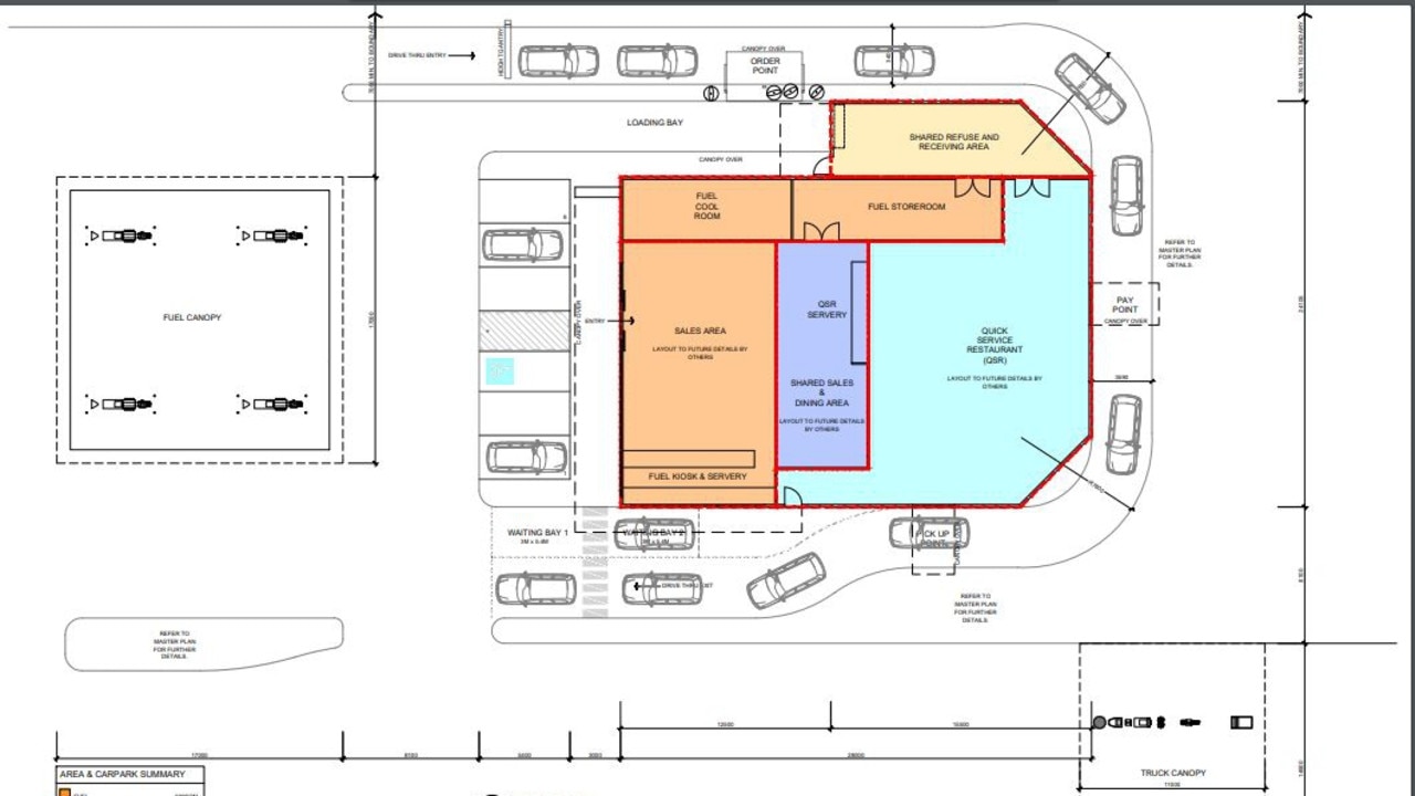 The proposed floor plan for the redevelopment.