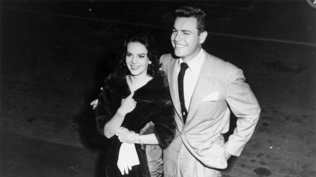 Actor Robert Wagner and Actress Natalie Wood headshot