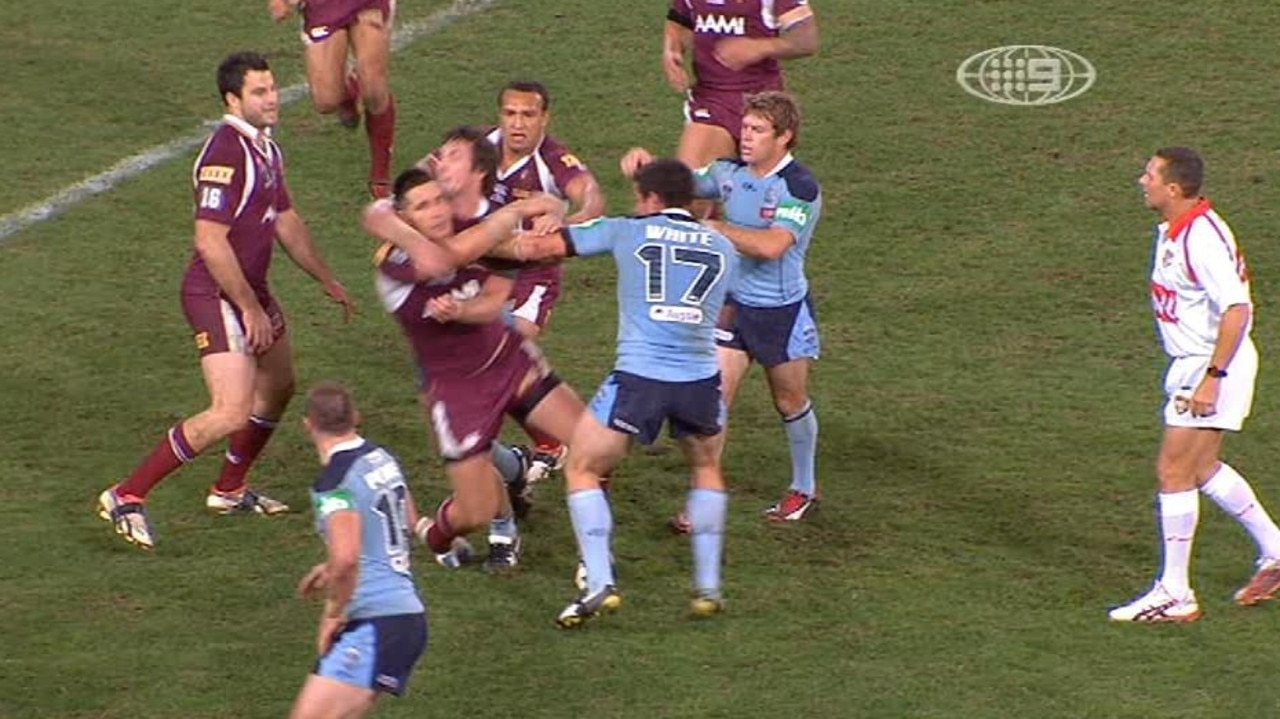 When Brett White knocked out Steve Price an Origin marker was set down.