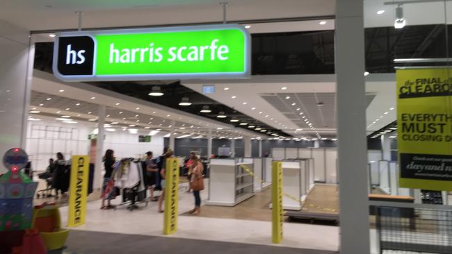Last day of trade at Harris Scarfe Rockhampton