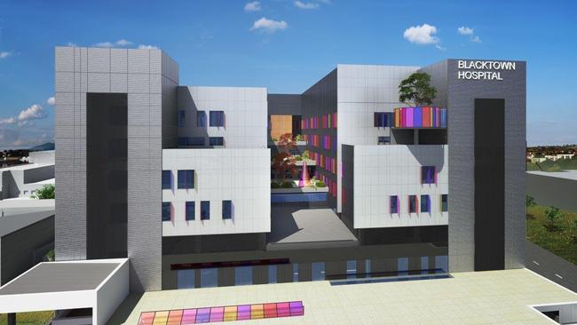 Artist's impression of Blacktown Hospital's stage two redevelopment.