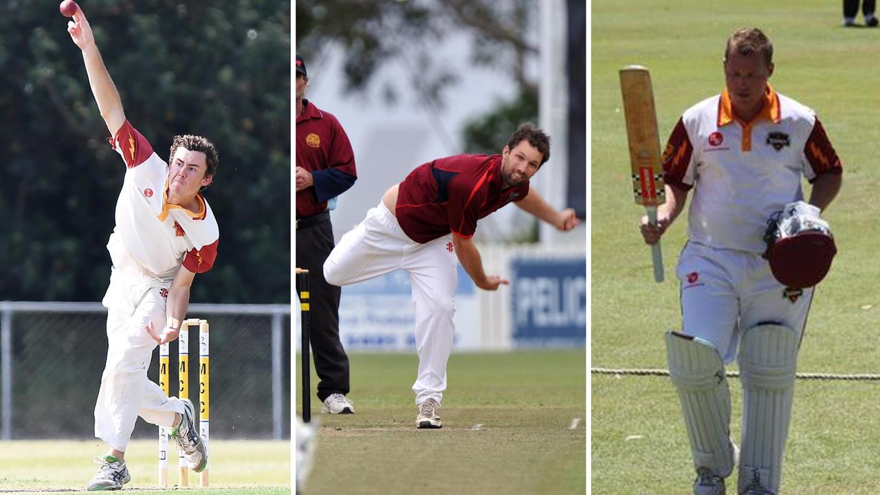 Tewantin-Noosa division 1 players Tom Stewart, Dom Taylor and Lewis Waugh.