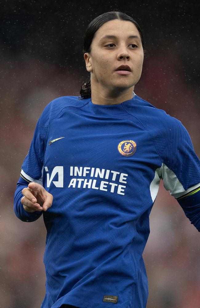 Sam Kerr is close to a return for Chelsea. Picture: Getty Images