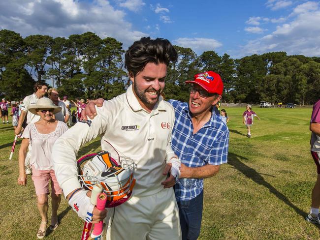 Lincoln Toy after helping Red Hill to victory in the 2016-17 MPCA District grand final. Picture: Valeriu Campan