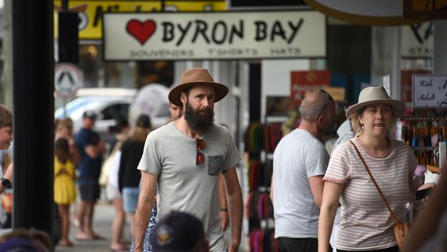 GOLD COAST, AUSTRALIA - NewsWire Photos OCTOBER 1, 2020: General street scene at Byron Bay showing how busy the town is.  Picture: NCA NewsWire / Steve Holland