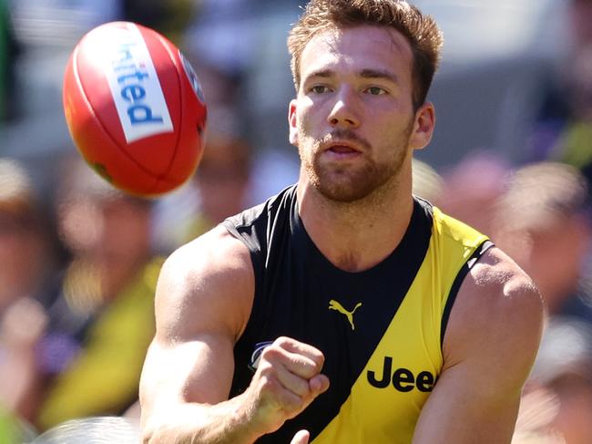 AFL Round 3.   02/04/2021.  Richmond vs Sydney Swans at the MCG, Melbourne.  Richmonds Noah Balta    . Pic: Michael Klein