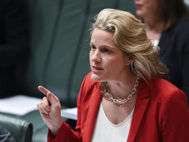 CANBERRA, AUSTRALIA, NewsWire Photos. NOVEMBER 14, 2023: Minister for Home Affairs, Clare O'Neil during for Question Time at Parliament House in Canberra. Picture: NCA NewsWire / Martin Ollman