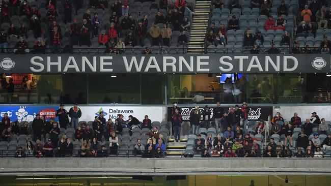 The Shane Warne Stand at the MCG. Picture: Getty Images