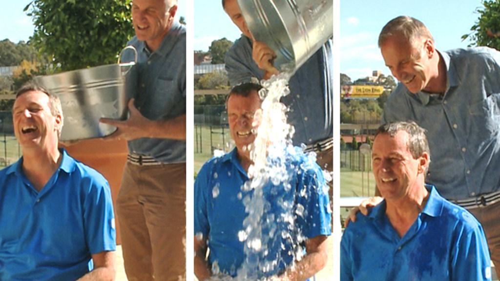 Neale Daniher's ice bucket challenge