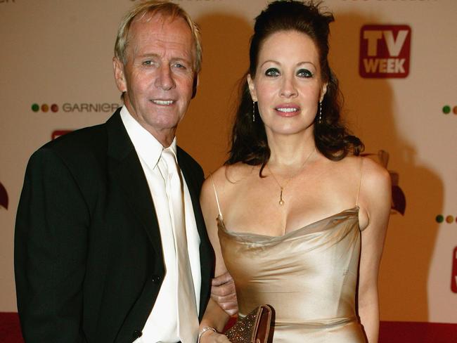 The couple at the Logie Awards in 2004 in Melbourne. Picture: Lucas Dawson/Getty Images
