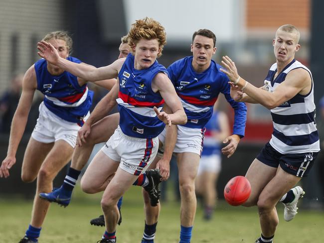 MPNFLFootball Division 2: Chelsea v Mornington. Matthew Caine (Mornington). Picture: Valeriu Campan