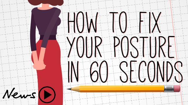 How to fix your posture at work in 60 seconds