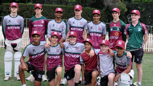 Members of the Gordon District Cricket Club 2020/21 Green Shield under-16 squad.