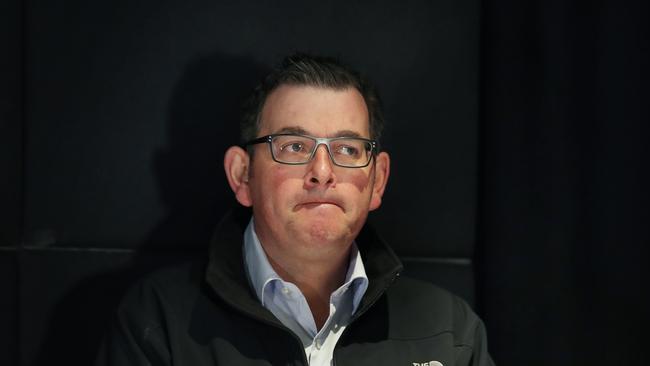 Victorian Premier Daniel Andrews has totally mishandled the resurgence in COVID cases in his state. Picture: David Crosling